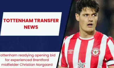 Tottenham readying opening bid for experienced Brentford midfielder Christian Norgaard