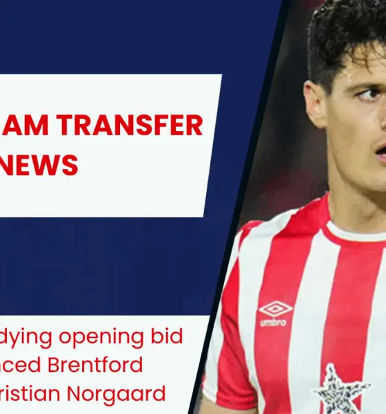 Tottenham readying opening bid for experienced Brentford midfielder Christian Norgaard