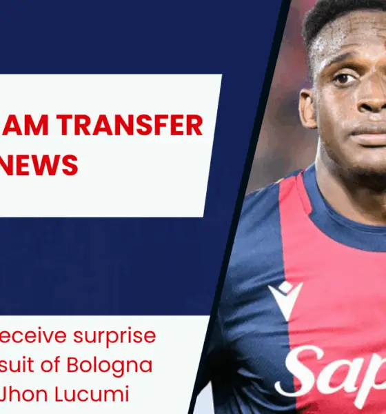 Tottenham receive surprise boost in pursuit of Bologna defender Jhon Lucumi