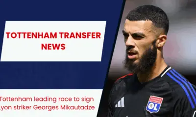 Lyon striker Georges Mikautadze has emerged as a target for Tottenham.