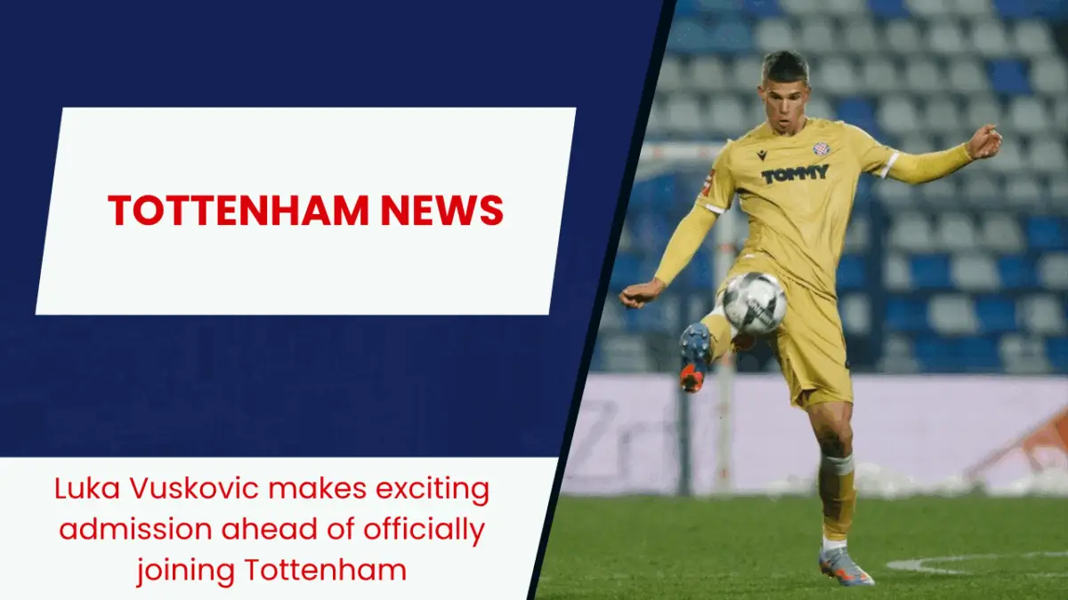 Luka Vuskovic makes exciting admission ahead of officially joining Tottenham