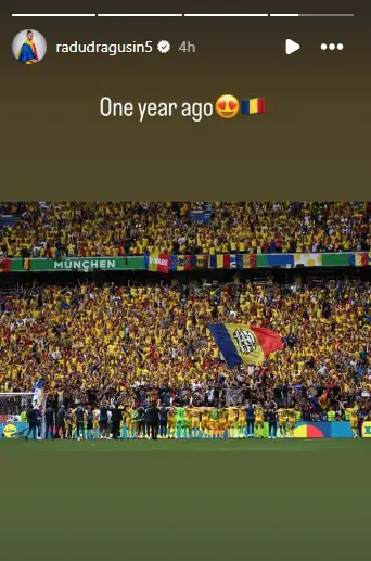 Radu Dragusin shares special message. (Courtesy: Radu Dragusin Instagram)