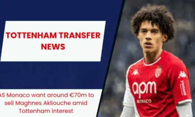 AS Monaco want around €70m to sell Maghnes Akliouche amid Tottenham interest