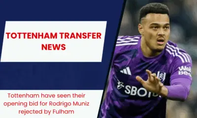 Tottenham have seen their opening bid for Rodrigo Muniz rejected by Fulham