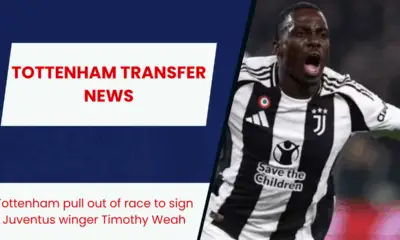 Tottenham pull out of race to sign Juventus winger Timothy Weah