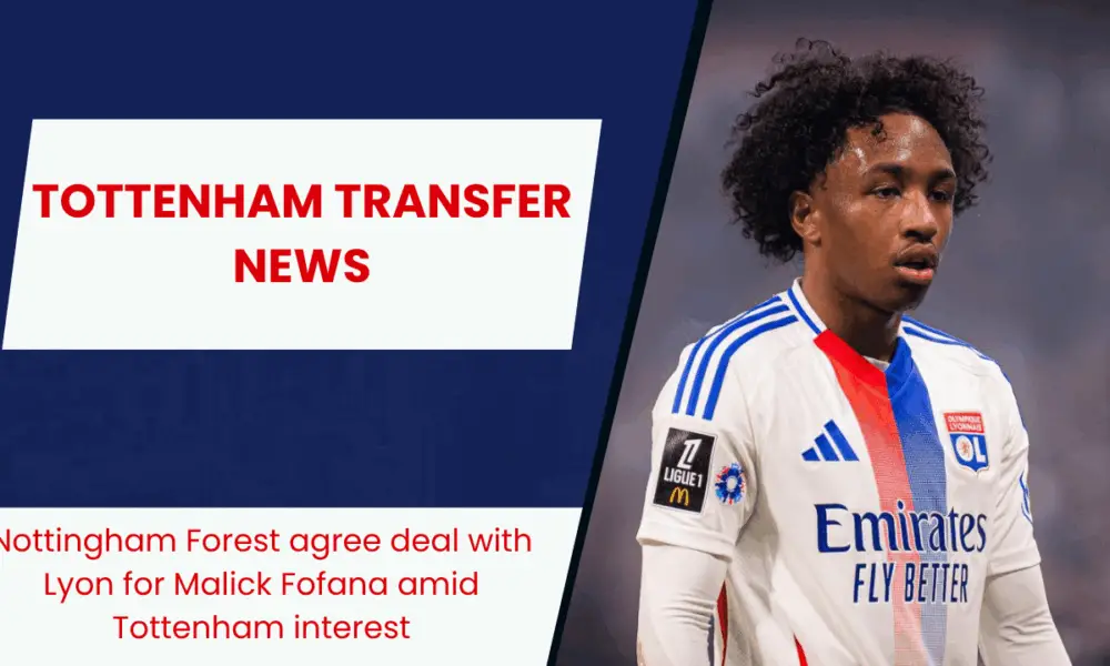 Nottingham Forest agree deal with Lyon for Malick Fofana amid Tottenham interest