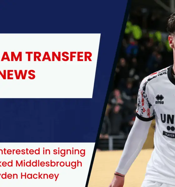 Crystal Palace interested in signing Tottenham-linked Middlesbrough talent Hayden Hackney
