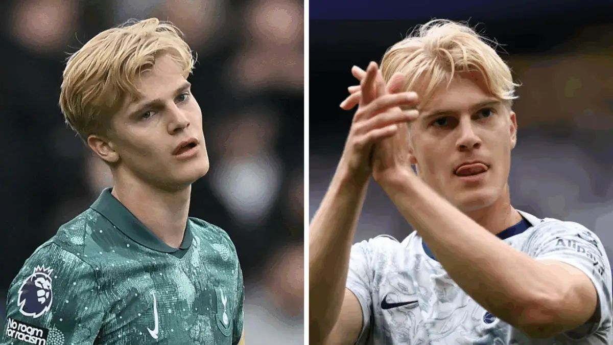 Tottenham midfielder Lucas Bergvall looking forward to experiencing his first taste of Champions League.