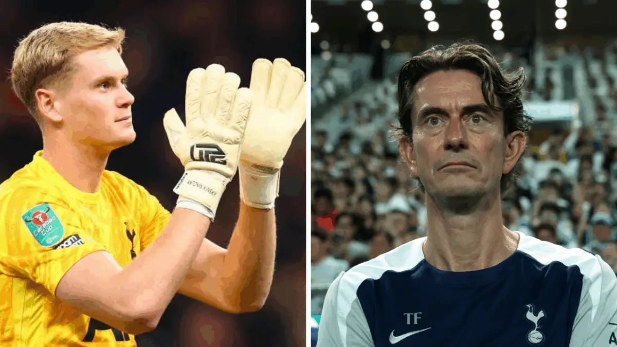 Tottenham goalkeeper Antonin Kinsky predicted to have a great future in the game amid LOSC Lille links. 