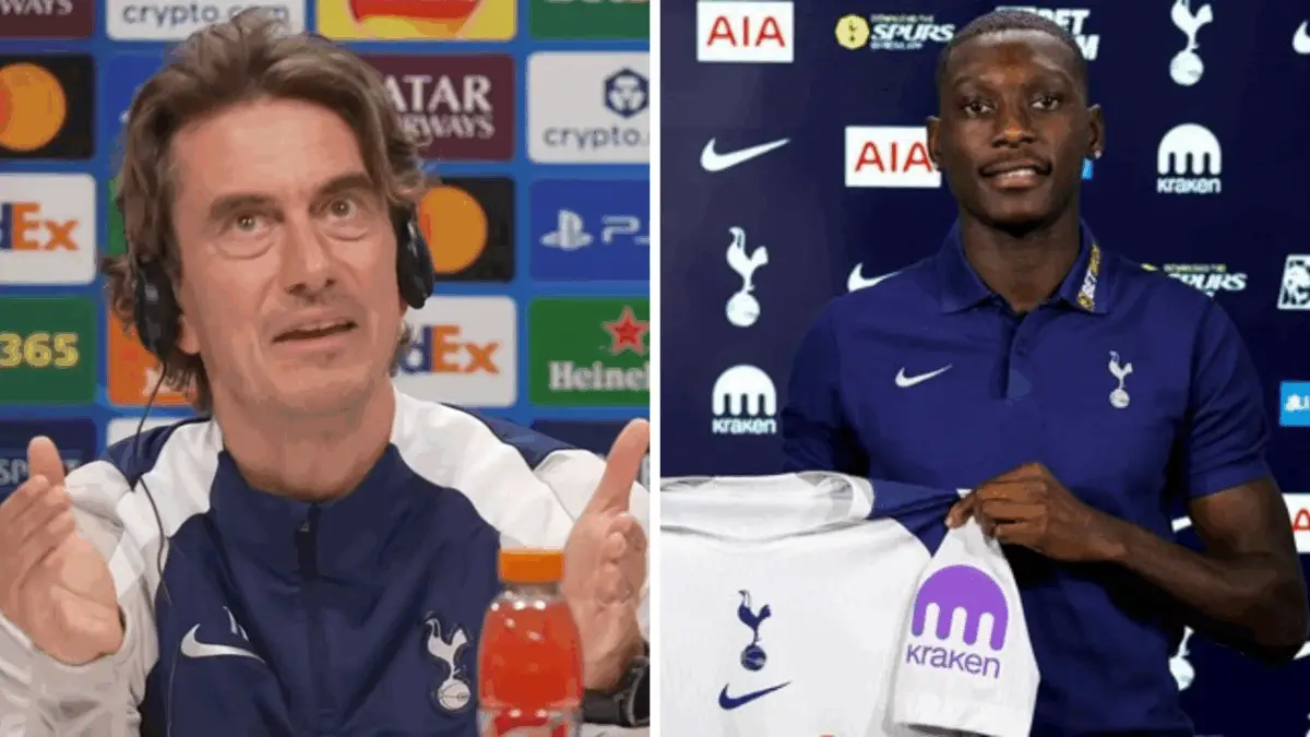 Thomas Frank reveals Randal Kolo Muani is inching closer to starting games for Tottenham Hotspur.